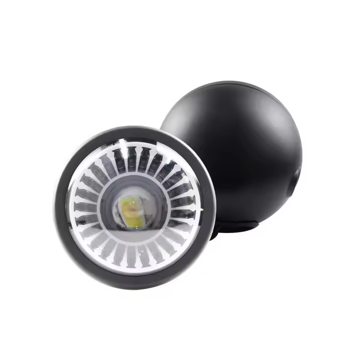 Halo RGB del faro LED del montaje de la motocicleta de 5,75 pulgadas - 1