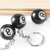 Llavero de Billar Mini Colgante de Bola Negra Llavero de Resina Decoración de Mesa de Juegos - details 2