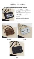 Nuevo bolso bandolera para hombre, bolso de hombro a la moda, bolso cuadrado pequeño informal para mujer - details 2