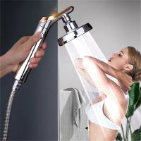 Boquilla ajustable para ahorro de agua, cabezal de ducha de mano de alta presión para Baño - details 0