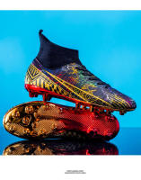 Botas de fútbol profesionales AG para hombres, zapatos de fútbol para niños, tacos altos para el tobillo, zapatillas de fútbol de hierba, zapatos de entrenamiento de Futsal, gran oferta - details 15