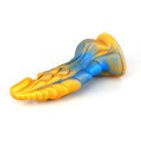 Silicona líquida de colores mezclados, gran simulación con forma irregular, tapón anal vestibular, pene falso para productos de mujer - details 13