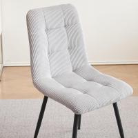 Juego de Comedor de Mesa Redonda 100cm con 4 Sillas Conjunto de Mesa y Sillas de Comedor, Cocina y Salón (Madera Oscura+Marrón Claro (PU)) - details 58