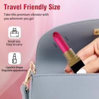 Embalaje privado SEXY Mini Bullet Lipstick G Spot Vibrador 10 modos de vibración Estimulador de clítoris de bolsillo discreto Juguetes sexuales para adultos para juegos Anal Plug - details 3