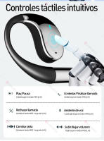 SANLEPUS Auriculares Inalámbricos Bluetooth 5.4 con HiFi y Graves Ultra Potentes - 60 Horas Autonomía, Auriculares Deportivos Abiertos, Diseño Ergonómico - Para Corredores y Amantes del Fitness - details 15