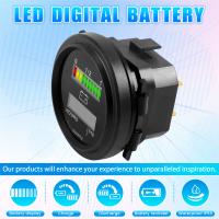 Indicador de carga de estado de batería digital LED de 12 V/24 V/36 V/48 V/72 V con indicador de horas negro - details 5