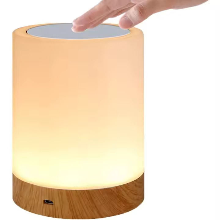 Lámpara táctil RGB Ideal para Dormitorio, Sala de Estar, Oficina Fijación de Iluminación y Decoración - 1