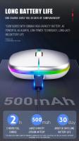 Ratón Inalámbrico Bluetooooth 5,0 Carga USB Luz RGB Para Computadora Portátil PC Macbook Gaming - details 2