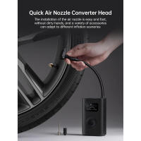 Compresor de aire eléctrico Xiaomi Mijia 2 puertos, universal, sensor de neumáticos, buscador de tesoros portátil para coche, bicicleta - details 7