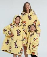 Manta cálida de gran tamaño Shu para niños y adultos, Sudadera con capucha acogedora para niños pequeños, regalos de Navidad y Halloween, Invierno - details 7