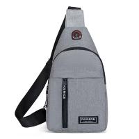 Bolso de pecho para hombre, bandolera de un solo hombro, informal, a la moda, Color sólido - details 20