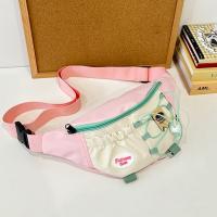 Bolso cruzado portátil para chica, bolso de pecho de estilo japonés, impermeable, para correr, riñonera, bolsa de nailon con contraste de Color para teléfono, para chicas adolescentes - details 4
