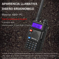 Walkie-talkie 2 piezas, 5W, 128 canales, USB, VHF, UHF, Radio Ham - details 11