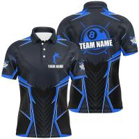 Nuevas camisetas gráficas de billar para hombres, camisa de manga corta con estampado 3D de nombre personalizado informal de verano, camiseta holgada y transpirable - details 7