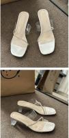 Sandalias de Cristal para Mujer Tacón Grueso, Estilo Redondo, Alta Comodidad, Desgaste Fácil - details 18