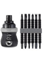 Llave de destornillador de doble cabeza en forma de cruz kit retráctil herramienta ahorradora de trabajo multi-funcional Triángulo de flor de ciruelo - details 0