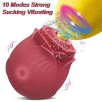 Leten Vibrador-Dildo Rosas Estimulador de Clítoris y Punto G para Parejas Adultas - details 7