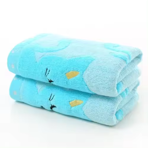 Toalla de Fibra de Bambú Suave para Niños Absorbente de Agua de Alta Calidad Tamaño 25*50CM - 1