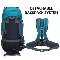 Mochila de montañismo de gran capacidad para escalada al aire libre, senderismo, deportes de acampada, bolsa para zapatos, bolsillo, viaje, senderismo, ciclismo - details 6