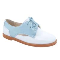 La suela de goma cómoda más vendida ata para arriba los zapatos de cuero casuales de los niños - details 0