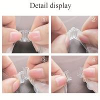 1 sujetador push-up de silicona para mujer - Sin costuras, sin tirantes, autoadhesivo, opaco, soporte inalámbrico, lavable a mano - Ideal para atuendos sin espalda - details 6