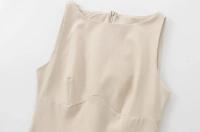 Vestido Mini con Volantes para Mujer 2025 Cremallera Trasera, Cuello Redondo, Sin Mangas, Moda Elegante - details 7
