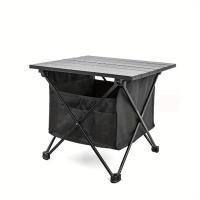 Mesa de camping plegable, mesa de playa portátil, mesa de aluminio plegable ligera con bolsa de almacenamiento - details 1