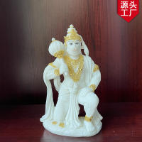 Estatua de Buda indio, rey, mono, artesanía de resina, adorno de estatua de Hanuman - details 1