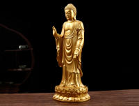 Adorno de Amitabha para uso doméstico, que ofrece a la sala de estar, recibiendo la Montaña del Espíritu de Buda, el Gran Shakyamuni los Tres Tesoros - details 3
