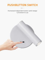 Lámpara De Pared LED Moderna Rotatable Y Ajustable Para Lectura Luz De Noche Para Dormitorio Sala De Estar Estudio Iluminación Doméstica - details 3
