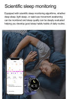 2025 Nuevo ET381 Smartwatch Asistente de voz ECG Electrocardiograma Detección de glucosa en sangre no invasiva Pantalla AMOLED Compatible con Android IOS Smartwatch - details 13