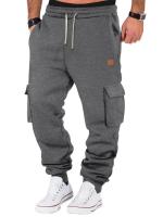 Pantalones de Sudadera para Hombres Ajuste Recto, Manga Larga, Multiple Bolsillos, Cordón, Ropa de Calle y Deportiva - details 5