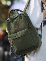 1 mochila minimalista de pana de gran capacidad para hombre, mochila ligera informal clásica - details 3