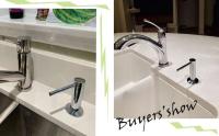 Samodra - Dispensador de jabón de latón, kit de tubo de extensión para accesorios de cocina y baño, dispensador de detergente líquido metálico incorporado - details 0