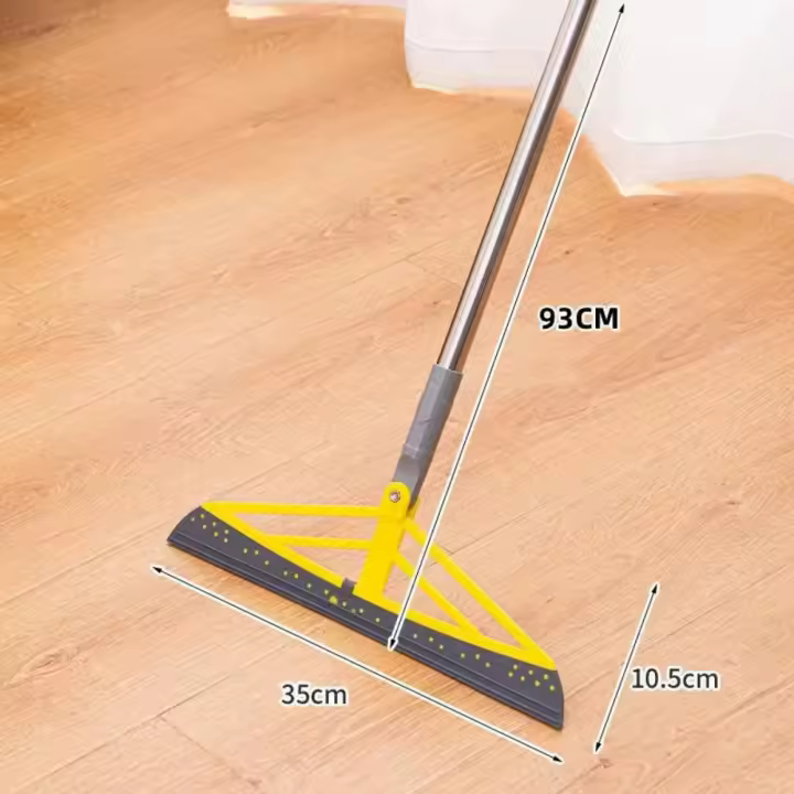 180 °     Escoba de goma mágica giratoria, fregona de silicona, escobas para polvo de mano, escobilla de limpieza de suelo para el hogar, limpiaparabrisas, utensilios para el hogar - 1
