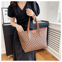 Bolso de mujer a cuadros de alta gama a la moda, bolso de hombro nuevo versátil de gran capacidad, bolso de mano Retro para exteriores, bolso de mano - details 17