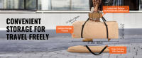 SucceBuy Tienda de campaña de lona con campana, tienda de campaña yurta para las 4 estaciones con gato para estufa, transpirable, ideal para acampar, cazar al aire libre y fiestas - details 4