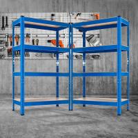 Estantería de Almacenamiento para Cargas Pesadas 180 x 90 x 40 cm, Hasta 875kg, 5 Estantes Ajustables, Tablero de Fibra de Densidad Media y Metal - details 8
