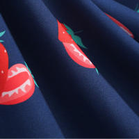 Vestido de mujer primavera/verano, verde, fresco, lindo, vestido estampado de fresas - details 13