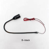Lámpara industrial magnética de cuello de cisne, luz LED Flexible de 3W, CC de 12V, 24V, CNC, l40 cm, para trabajo en taller, color plata y negro - details 7
