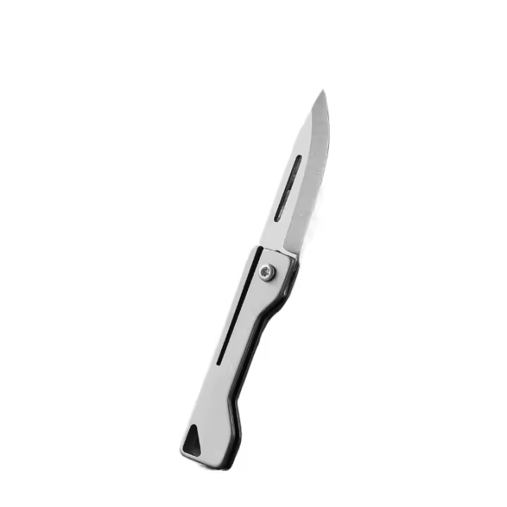 Cuchillo plegable de titanio EDC, Mini llavero, cuchillo de bolsillo, desembalaje, cuchillo exprés, cuchillo de fruta - 1