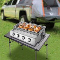 Parrilla de Gas de 4 quemadores, para barbacoa, Camping - details 1