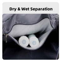 Mochila de Senderismo Impermeable Zapatos Secos y Húmedos para Gimnasio, Deportes, Acampar y Fitness Bolsa de Hombro para Hombres - details 10