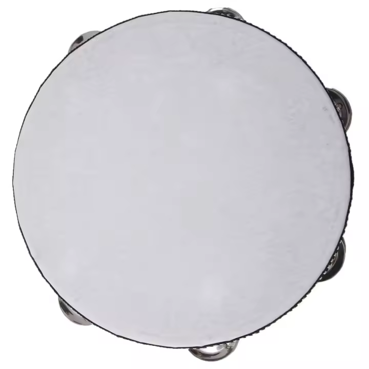Pandereta musical de 8 ", tambor redondo de percusión, regalo para fiesta KTV - 1