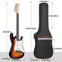 Bolsa para guitarra eléctrica, bolsa para guitarra acústica de 41 pulgadas, bajo, clásica y más - details 6