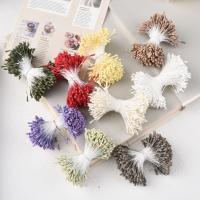 Pistil Artificial con gotas de agua de 6CM, accesorios de plástico para hacer flores, melocotón, albaricoque, flor de melocotón, 400 piezas - details 1