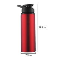 Botella de agua portátil de acero inoxidable para bicicleta, botella de agua de Metal para beber al aire libre, deportes, viajes, 700ml - details 4
