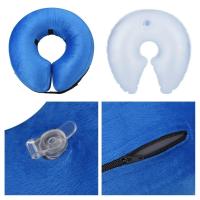Collar Inflable Protector para Perros Postoperario Collar de Recuperación Suave para Mascotas Pequeñas, Medianas, Grandes Cono para Perros y Gatos - details 1