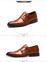 Venta caliente de los zapatos ocasionales de cuero de los hombres del vestido de la moda de la calidad en China - details 7