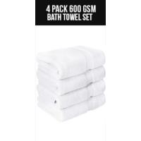 Utopia Towels - Juego de Toallas de 8 Piezas de 700 gsm; 2 Toallas de baño, 2 Toallas de Mano y 4 Toallas de Ducha - Algodón - Lavable a máquina, Calidad de Hotel (Gris) - details 9